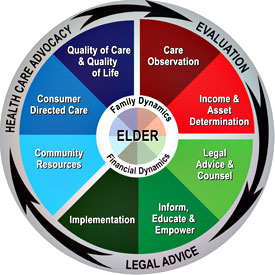 Elder Care Advice Wheel